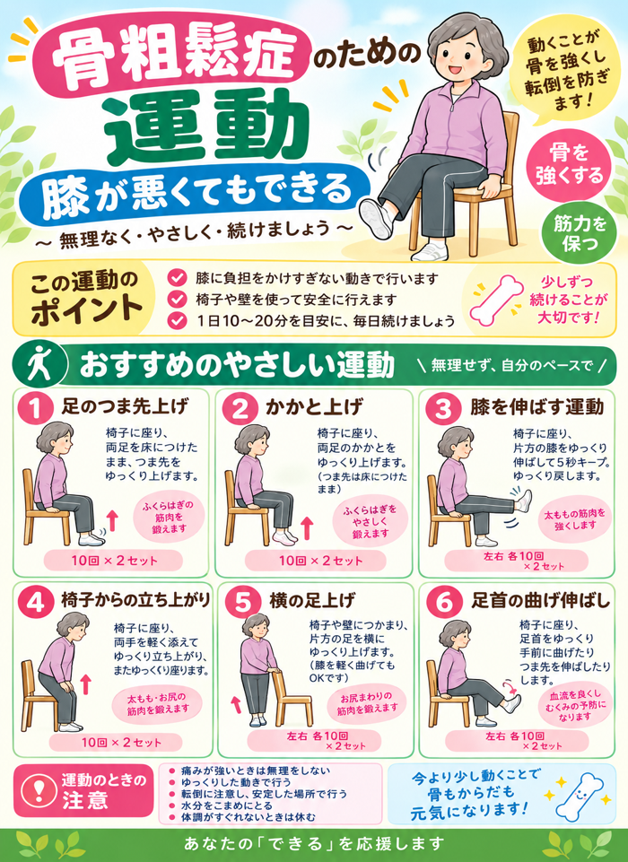 骨粗鬆症体操